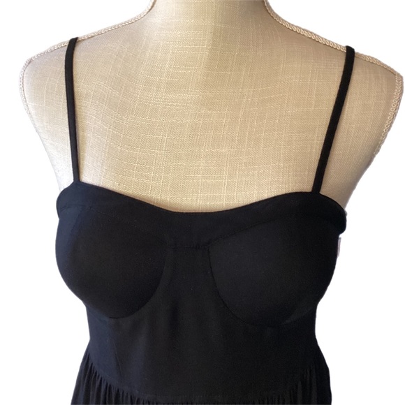 Rewash Brand Womens S Dress Black Ruched Back Mounded Cup Pleat… - Picture 4 of 15